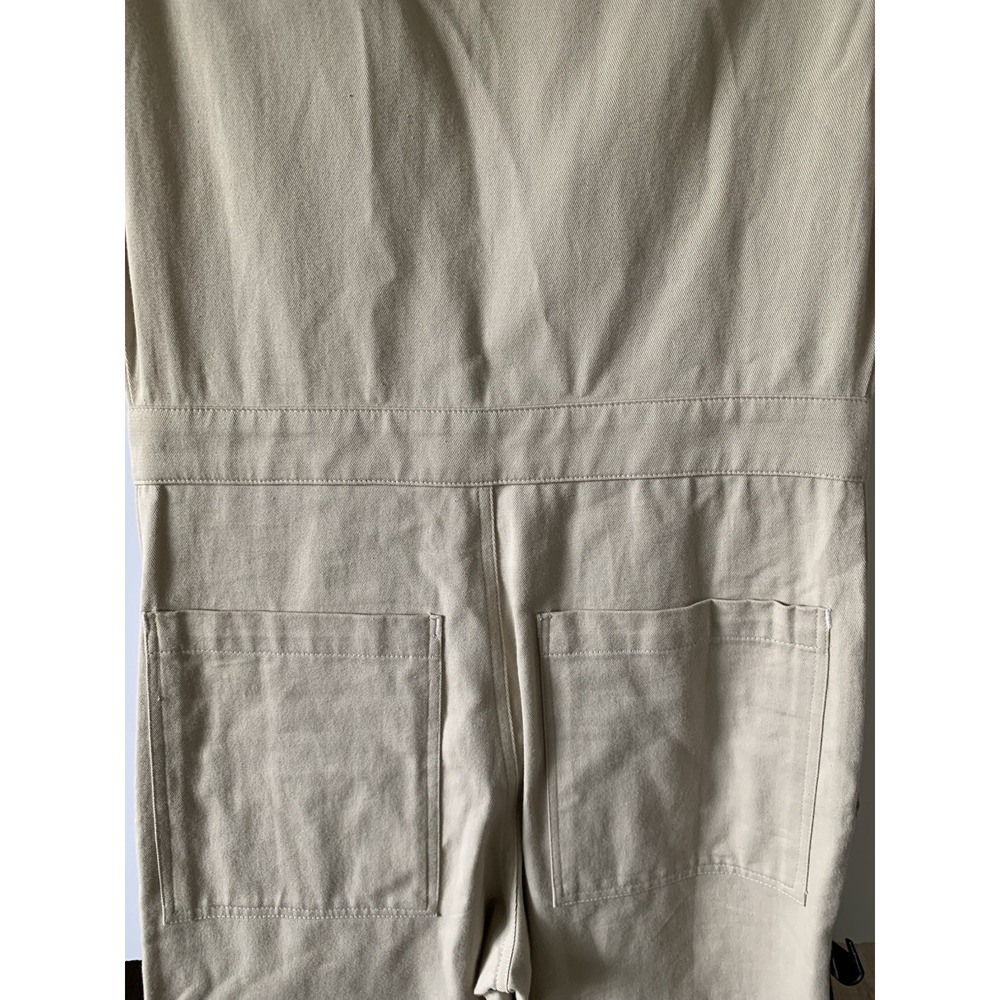 NWT Rivet Utility Westsider Jumpsuit, Sleeveless, Beige Light Khaki, Size XS - Picture 6 of 12